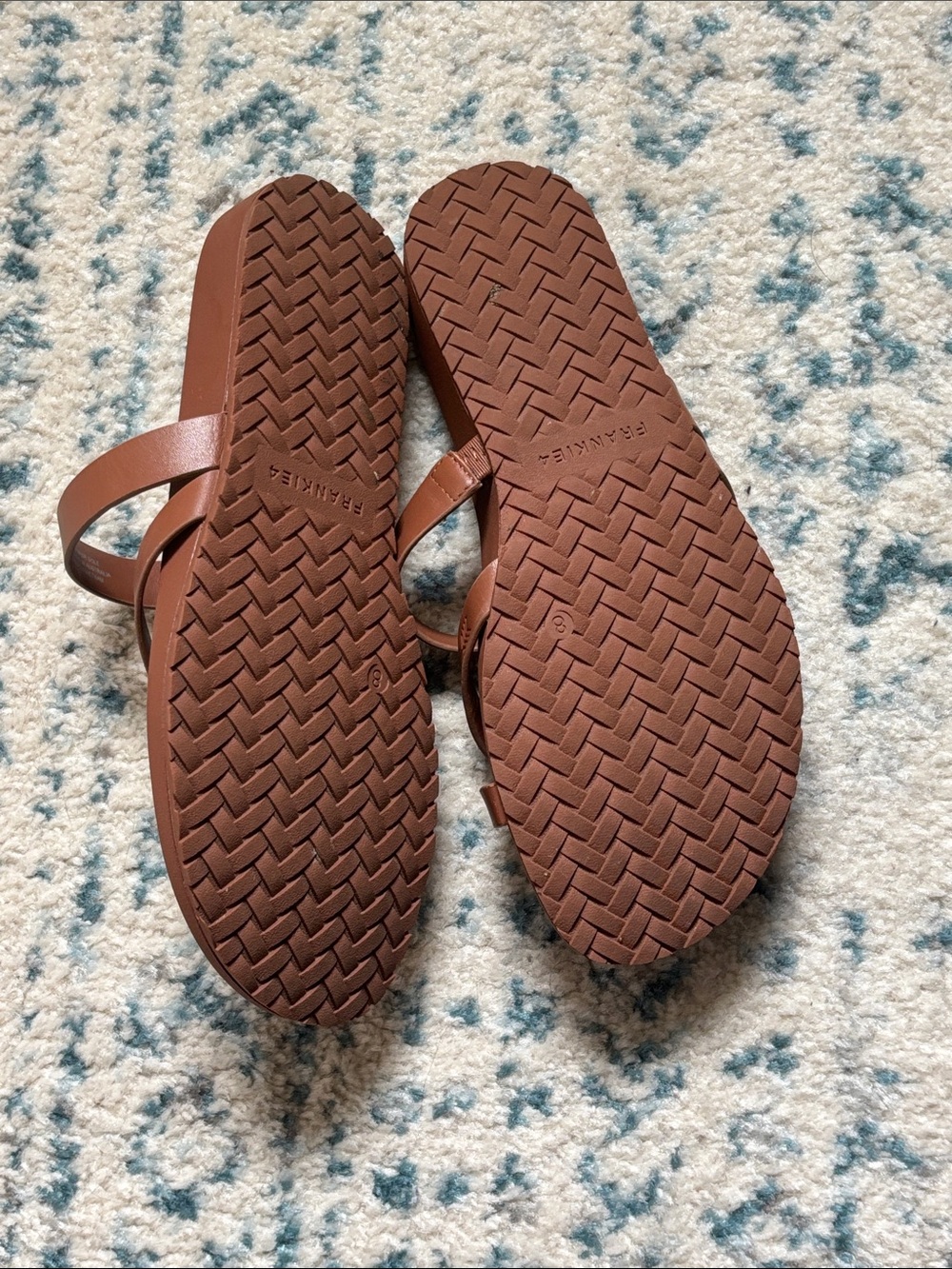 Frankie4 Isla Waterproof Toe Loop Sandal Brown 8 - Picture 5 of 7